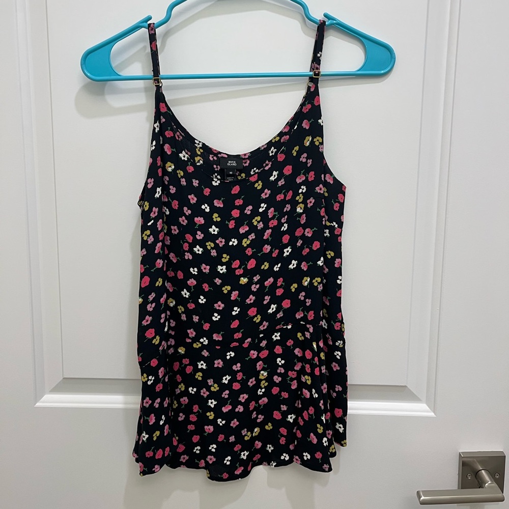Floral tank top